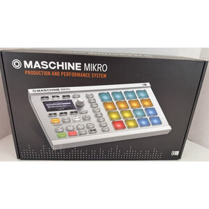 Maschine Mikro MK2 White Native Instruments Drum Beats Melodies Samples‎